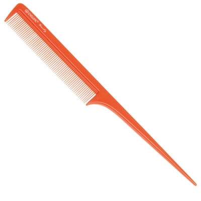 Расческа Dewal Beauty  с пластиковым хвостиком оранжевая 20