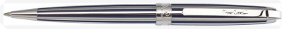 Шариковая ручка Pierre Cardin PROGRESS,  цвет - полосы - черный, хром
