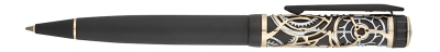 Ручка шариковая Pierre Cardin L'ESPRIT, цвет - матовый черный/золотистый