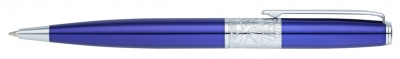 Ручка шариковая Pierre Cardin BARON, цвет - синий металлик