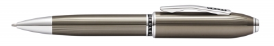 Шариковая ручка Cross Peerless Translucent Titanium Grey Engraved Lacquer