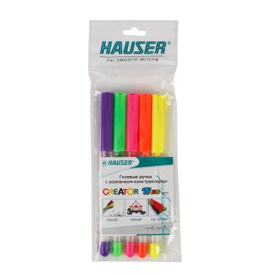 Набор: Гелевая ручка Hauser Creator Neon