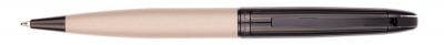 Ручка шариковая Pierre Cardin NOUVELLE, цвет - черненая сталь и бежевый