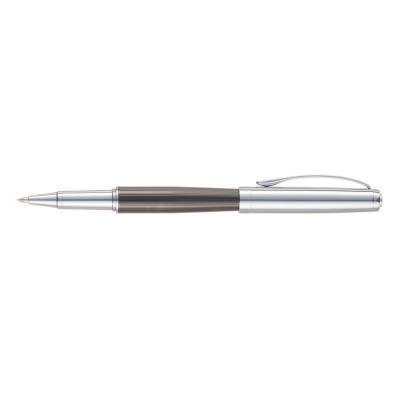 Ручка-роллер Pierre Cardin LEO, цвет - серебристый и черный