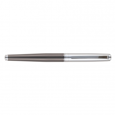 Ручка перьевая Pierre Cardin LEO, цвет - серебристый и черный