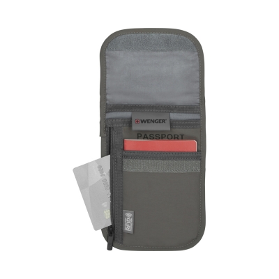 Кошелёк для документов WENGER на шею с системой защиты данных RFID