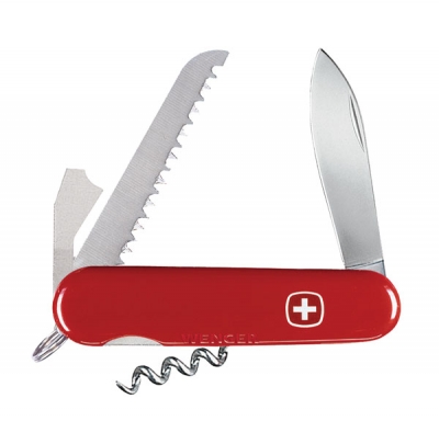 Нож складной WENGER Classic 66, красный,9 функций, 85 мм (1