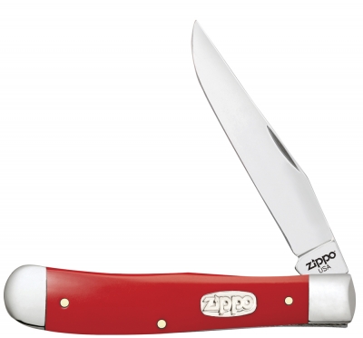 Нож перочинный ZIPPO Red Synthetic Smooth Trapper