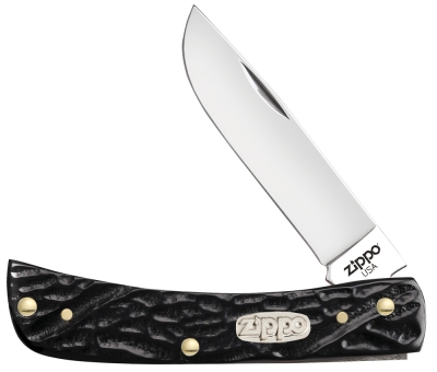 Нож перочинный ZIPPO Rough Black Synthetic Sodbuster Jr