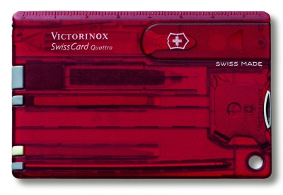 Швейцарская карточка VICTORINOX SwissCard Quattro