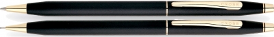 Набор Cross Сentury Classic: шариковая ручка + механический карандаш 0