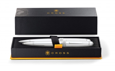Набор Cross Bailey Chrome: шариковая ручка и механический карандаш 0