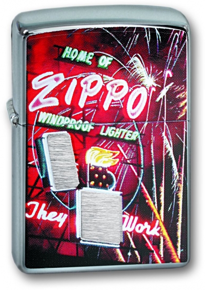 Зажигалка Zippo Neon Sign