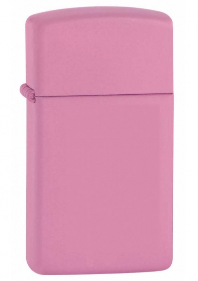 Зажигалка ZIPPO Slim® с покрытием Pink Matte