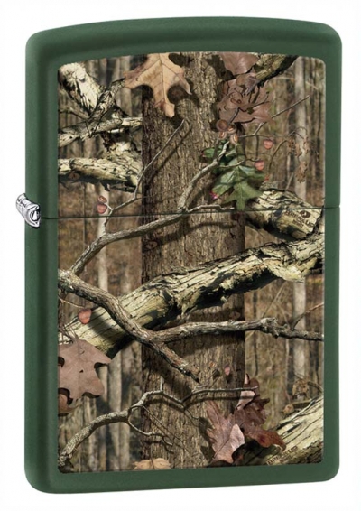 Зажигалка ZIPPO Mossy Oak® с покрытием Green Matte