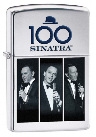 Зажигалка ZIPPO Frank Sinatra с покрытием High Polish Chrome