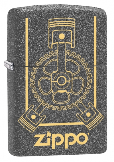 Зажигалка ZIPPO Zippo Engine с покрытием Iron Stone