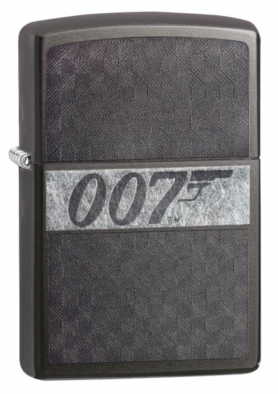 Зажигалка ZIPPO James Bond 007™ с покрытием Black Ice®
