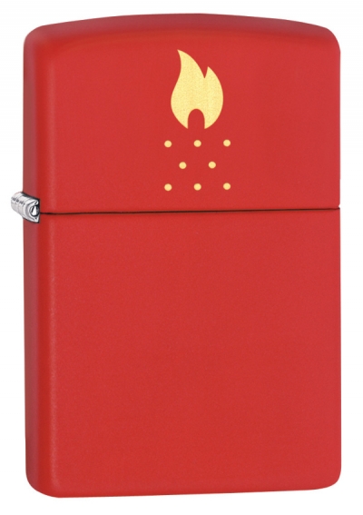 Зажигалка ZIPPO Classic с покрытием Red Matte