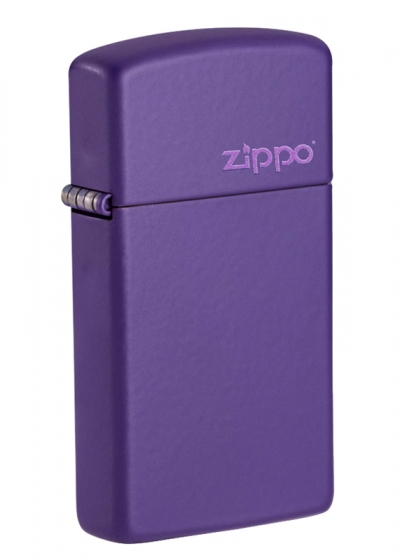 Зажигалка ZIPPO Slim® с покрытием Purple Matte