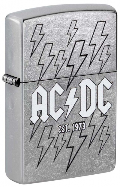 Зажигалка ZIPPO AC/DC с покрытием Street Chrome