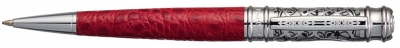 Шариковая ручка Pierre Cardin LEATHER, цвет - красный