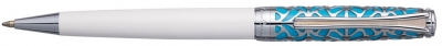 Шариковая ручка Pierre Cardin COLOR-TIME, цвет  - бирюзовый и белый