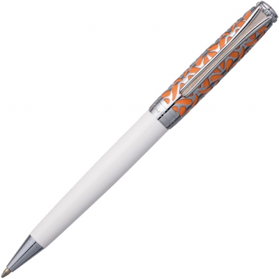Шариковая ручка Pierre Cardin COLOR-TIME, цвет - оранжевый и белый