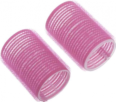 Бигуди-липучки Dewal Beauty d 24ммx63мм(10шт) розовые