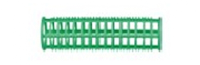 Бигуди пластик Dewal Beauty d23ммx76мм, (10шт)зеленые в комплекте шпильки р-р 80мм