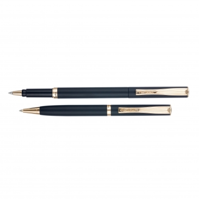 Набор: ручка шариковая + роллер Pierre Cardin PEN and PEN, корпус - латунь