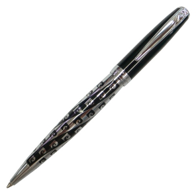 Шариковая ручка -МИДИ Pierre Cardin  A`JOUR корпус латунь, отделка хром, детали дизайна - хром