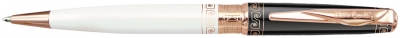 Шариковая ручка Pierre Cardin SECRET, цвет - белый и черный с орнаментом