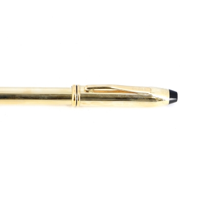 Перьевая ручка Cross Townsend. Цвет - золотистый