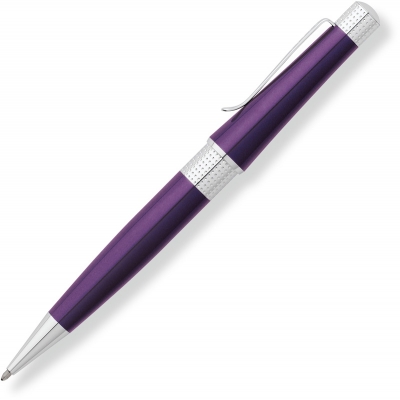 Шариковая ручка Cross Beverly. Цвет - фиолетовый