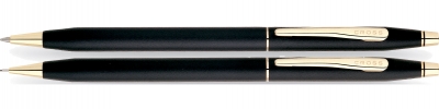 Набор Cross Сentury Classic: шариковая ручка + механический карандаш 0