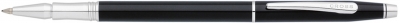 Ручка-роллер Cross Century Classic. Цвет - черный