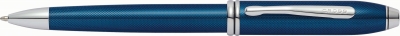 Шариковая ручка Cross Townsend. Цвет - синий