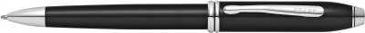 Шариковая ручка Cross Townsend. Цвет - черный