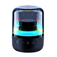 Колонка беспроводная MyTone Mega Bass со светомузыкой, черная