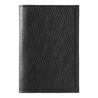 Обложка для паспорта Leather Sky Flotter Trend из натуральной кожи, черная