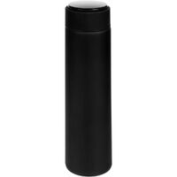 Смарт-бутылка с заменяемой батарейкой Long Therm Soft Touch, черная