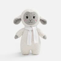 Мягкая игрушка Beastie Toys, овечка с белым шарфом