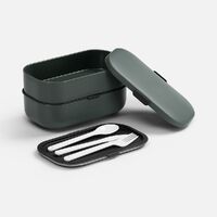 Ланчбокс Korrus, темно-серый (графит)