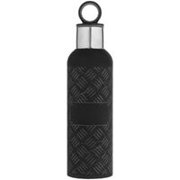 Термобутылка Hard Work Black, черная