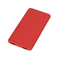 Портативное зарядное устройство «Reserve» с USB Type-C, 5000 mAh, красный