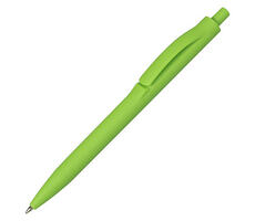 Ручка шариковая IGLA SOFT, пластиковая, софт-тач, салатовая