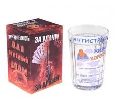 Стакан граненый "Антистресс", 250 мл 1112092