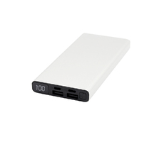 Внешний аккумулятор Höginn в металлическом корпусе, 10000mAh, серый