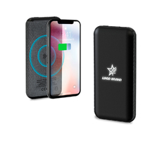Внешний аккумулятор Stormoway, 10000 mAh с беспроводной зарядкой, черный